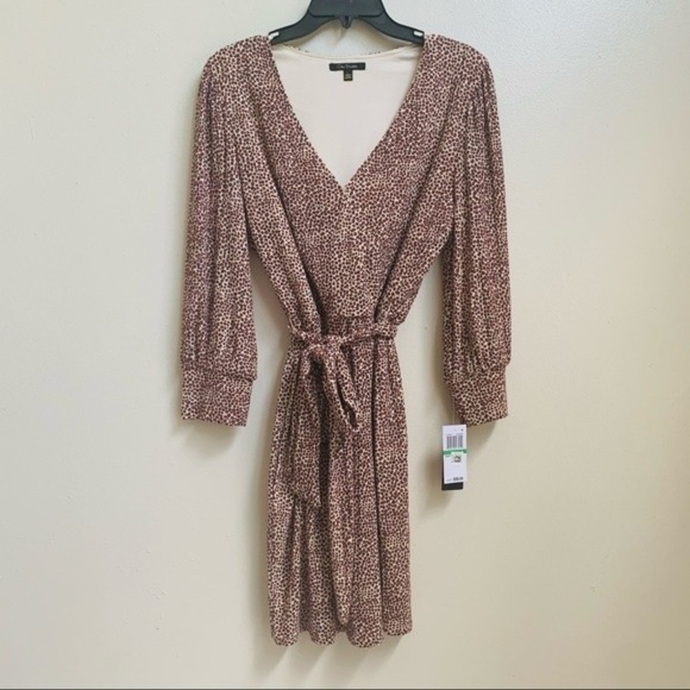 City Studio Women’s mini Dress Brown Multi Colored Size L